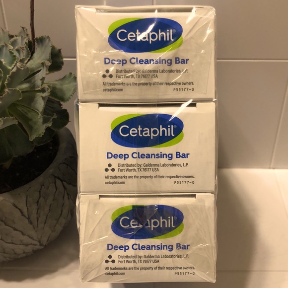 Cetaphil 3 pack Deep Cleansing Bar Package is Brand New/Unopened - Picture 3 of 4
